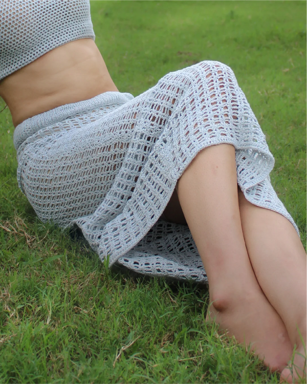 Iris Crochet lace skirt