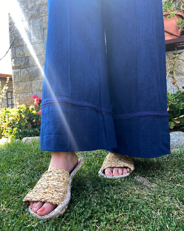 Ukiyo Indigo Flare Pants