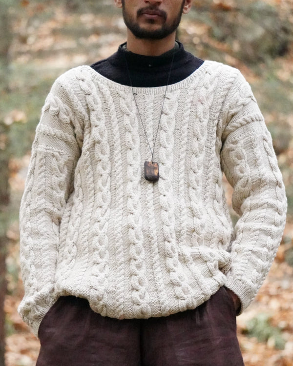 All Gender Cable Knit Sweater