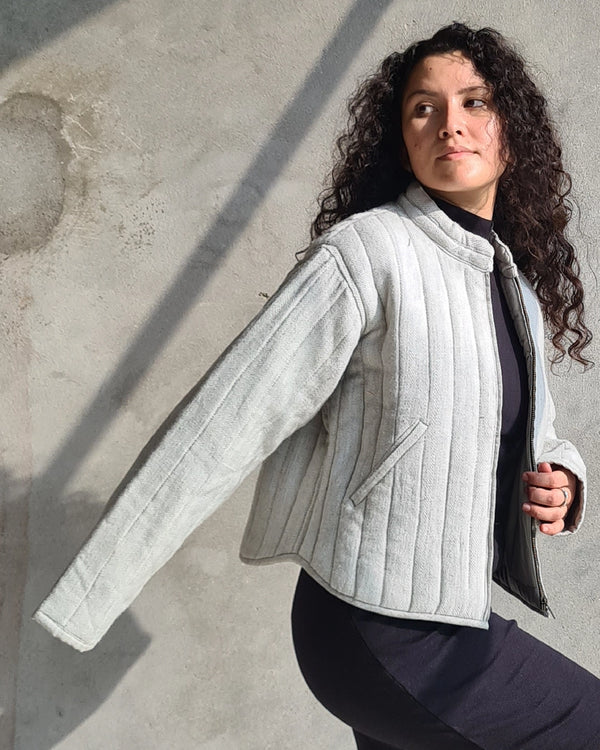 RE:SEARCH QUILTED CROP JACKET