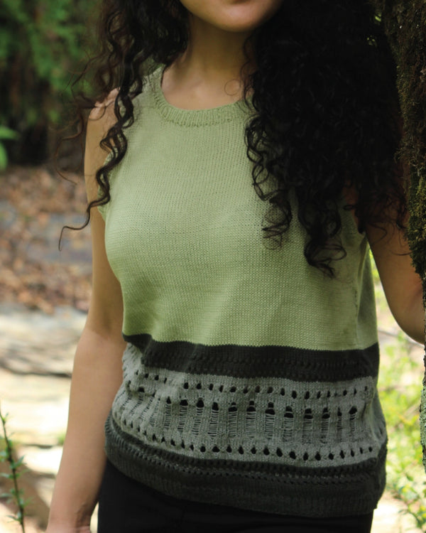 Terrior Knit Sleeveless Cotton Top