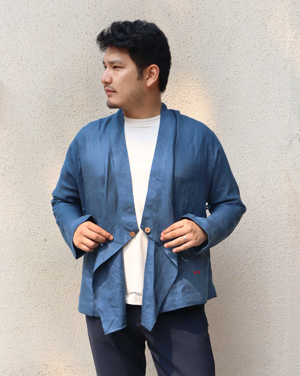 Nomad Unisex Hemp Indigo Wraparound