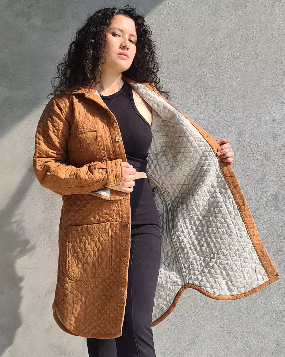 RE:VANENT INDUS RED QUILTED JACKET – The Humane Collective