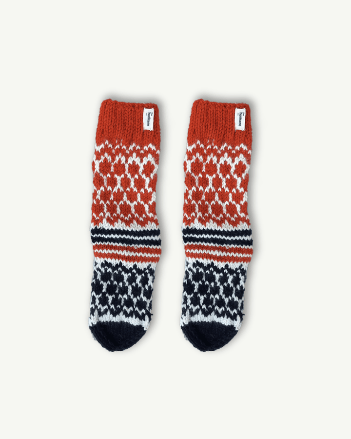 Pure wool Hand Knit Honeycomb Angora Socks