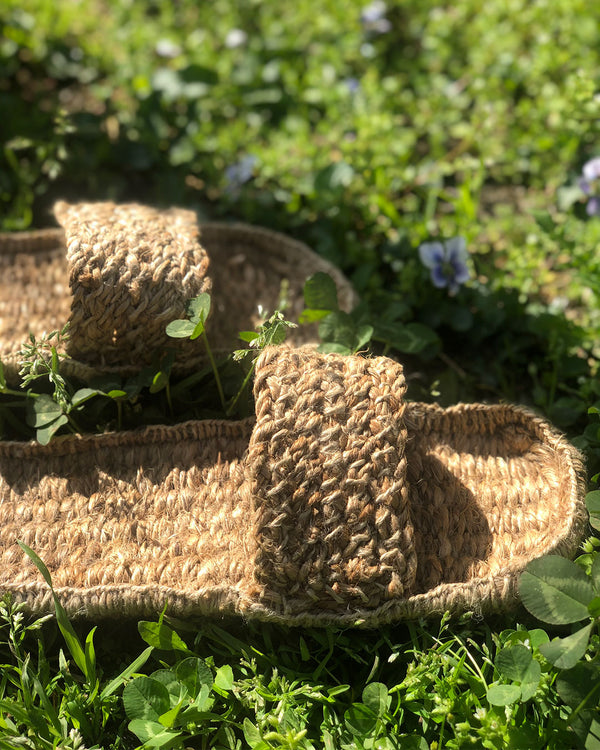 Handmade Himachali pulla pure hemp acupressure Yoga Slippers