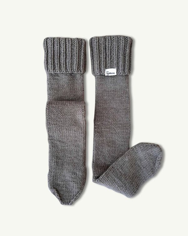 100% pure wool Hand Knit Merino Wool Long Socks